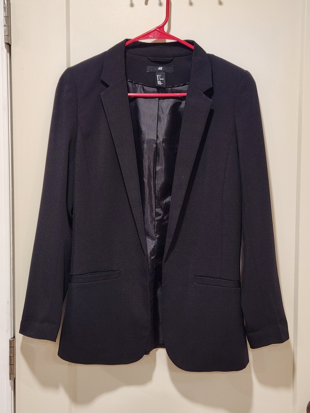 H&M Black Tailored Longline Blazer - Women's Size 4